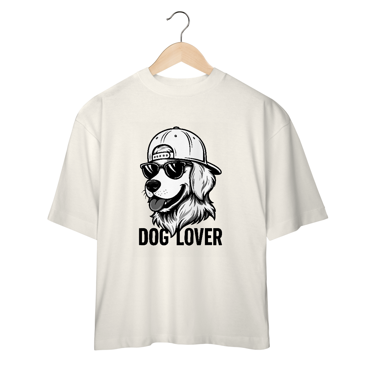 Nome do produto: Camiseta Oversized Doglover – Golden Retriever