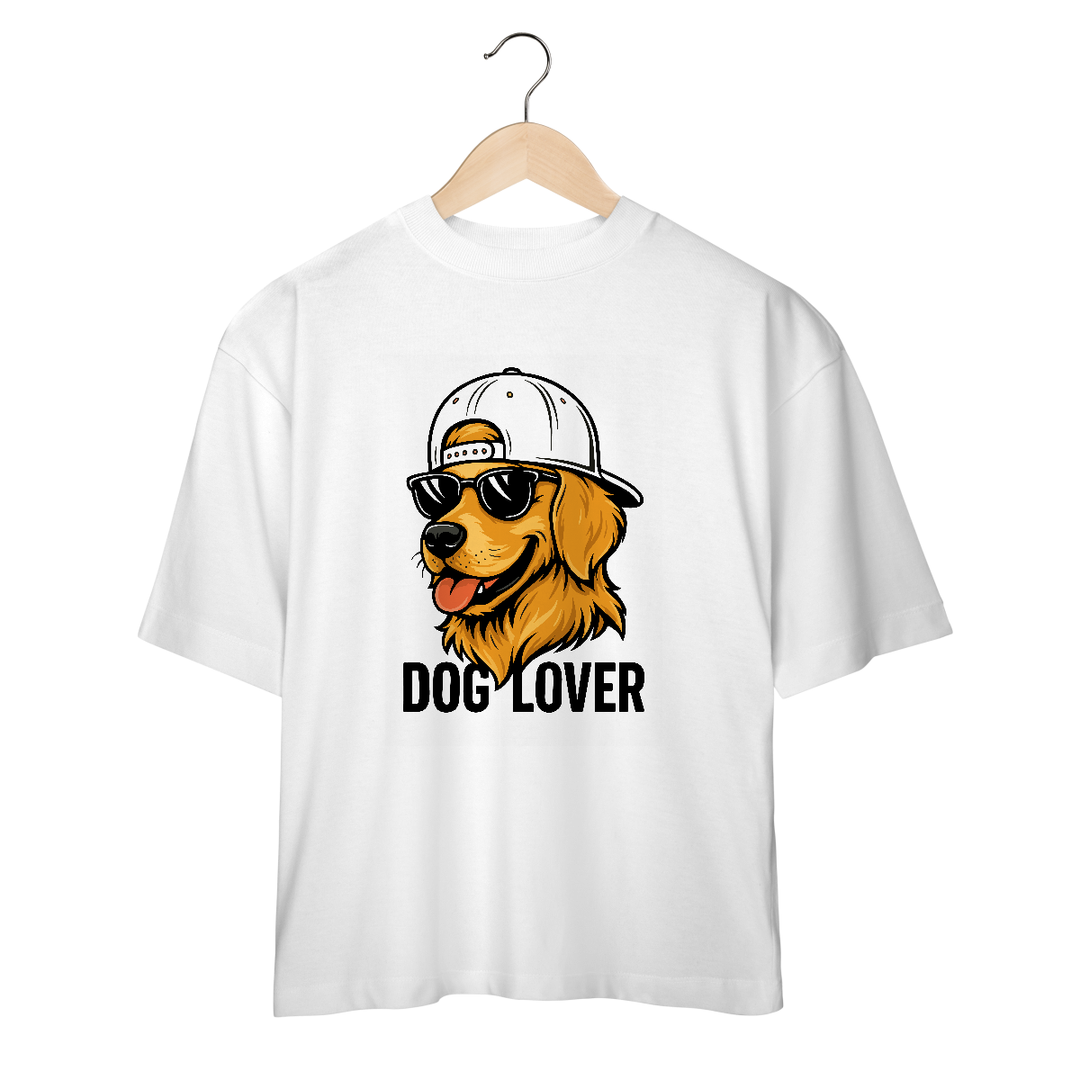 Nome do produto: Camiseta Oversized Doglover – Golden Retriever