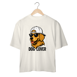 Nome do produto Camiseta Oversized Doglover – Golden Retriever