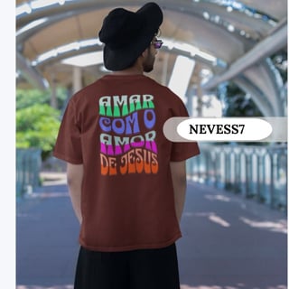 Nome do produto Camisa Oversized Amor Color 40.1