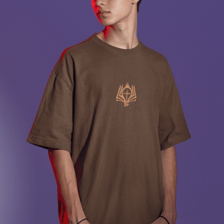 Nome do produto Camiseta Oversized Lisa+Marca Amarelo/Frente e Costa