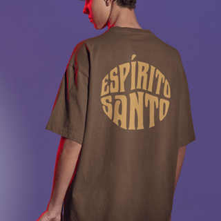 Nome do produto Camiseta Oversized Lisa+Marca Amarelo/Frente e Costa