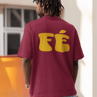 Nome do produto Camiseta Oversized Lisa+Marca Amarela/Frente e Costa