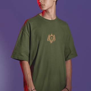 Nome do produto Camiseta Oversized Lisa+Marca Amarelo/Frente e Costa