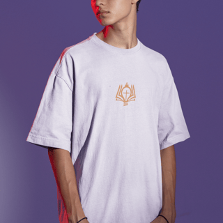 Nome do produto Camiseta Oversized Lisa+Marca Amarelo/Frente e Costa