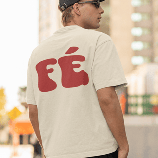 Nome do produto Camiseta Oversized Lisa+Marca Vermelho/Frente e Costa