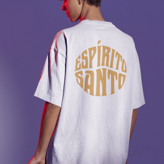 Nome do produto Camiseta Oversized Lisa+Marca Amarelo/Frente e Costa