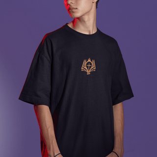 Nome do produto Camiseta Oversized Lisa+Marca Amarelo/Frente e Costa