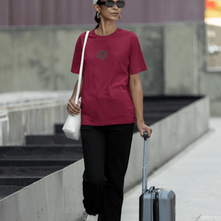 Nome do produto Camiseta Oversized Lisa+Marca Verde/Frente e Costa