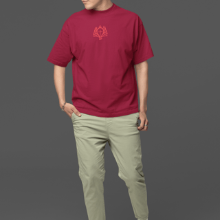 Nome do produto Camiseta Oversized Jesus o Centro da Vida/Frente e Costa