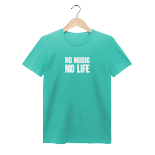 Nome do produto Tshirt No music, No life ESTONADA