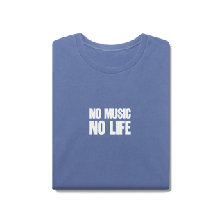 Nome do produto Tshirt No music, No life