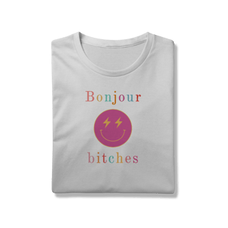 Nome do produto Tshirt Bonjour Bitches