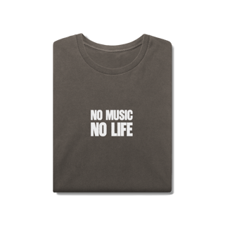 Nome do produto Tshirt No music, No life