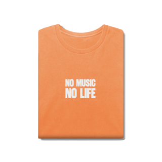 Nome do produto Tshirt No music, No life