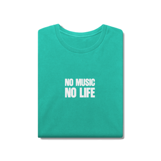 Nome do produto Tshirt No music, No life