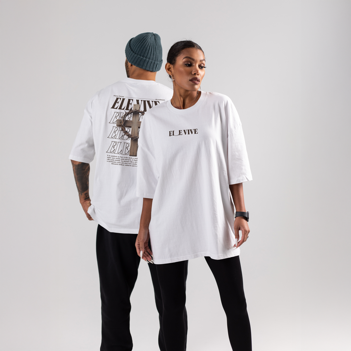 Nome do produto: Ele Vive - T-Shirt 