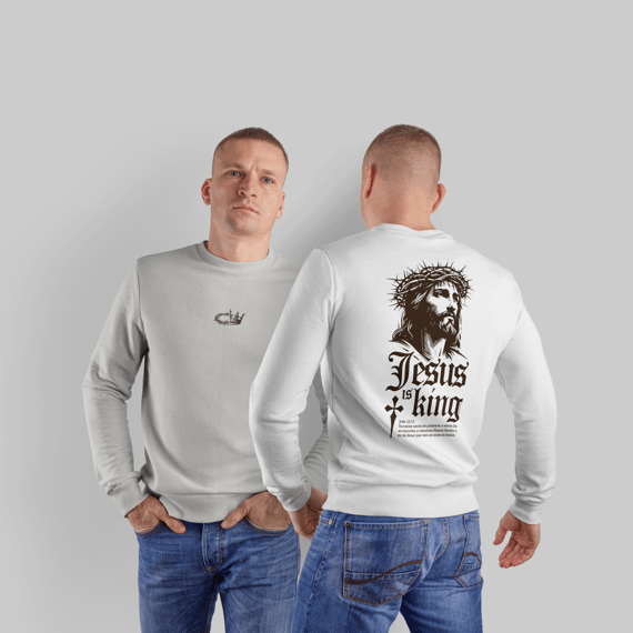 Jesus is the King - Moletom Fechado