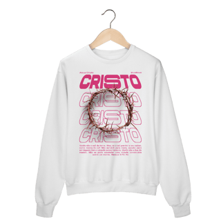 Nome do produto Cristo - Moletom Fechado