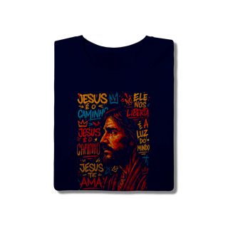 Nome do produtoJesus e o Caminho - T-Shirt