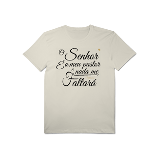 Nome do produto O Senhor é o meu pastor – T-Shirt Pima
