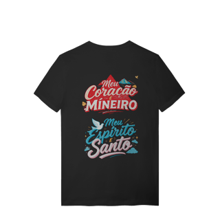 Nome do produto Coração Mineiro - T-Shirt Quality (costas)