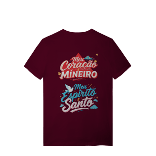Nome do produto Coração Mineiro - T-Shirt Quality (costas)