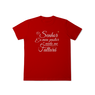 Nome do produto O Senhor é o meu Pastor - Texto - T-Shirt Classic