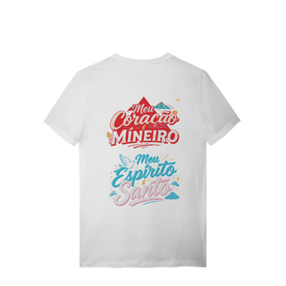 Nome do produto Coração Mineiro - T-Shirt Quality (costas)