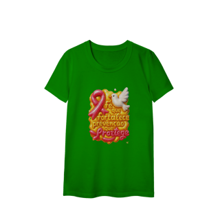 Nome do produto Fé que Fortalece - Baby Long Feminina