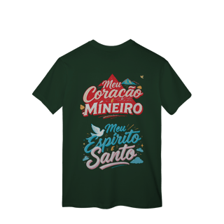 Nome do produto Coração Mineiro - T-Shirt Classic (costas)