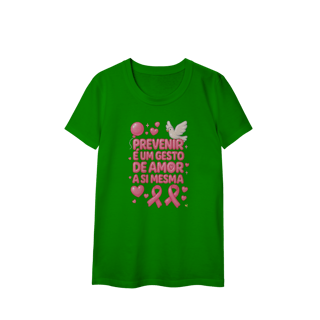 Nome do produto Prevenir é um gesto de amor - Baby Long Feminina