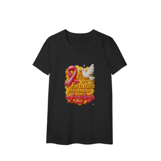 Nome do produto Fé que Fortalece - Baby Long Feminina