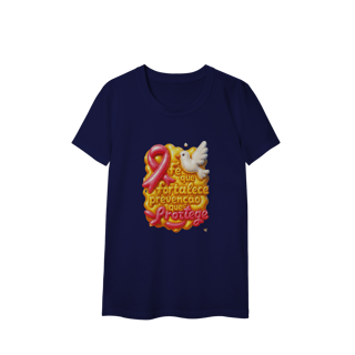 Nome do produto Fé que Fortalece - Baby Long Feminina