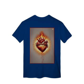 Nome do produto Sagrado Coração - T-Shirt Classic (costas)