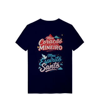 Nome do produto Coração Mineiro - T-Shirt Quality (costas)