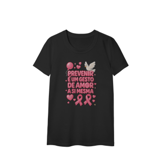 Prevenir é um gesto de amor - Baby Long Feminina