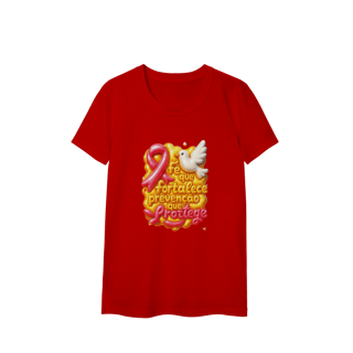 Nome do produto Fé que Fortalece - Baby Long Feminina