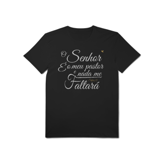Nome do produto O Senhor é o meu pastor – T-Shirt Pima