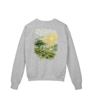 Nome do produto O Senhor é o meu pastor - Moletom Prime Fechado