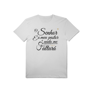 Nome do produto O Senhor é o meu pastor – T-Shirt Pima