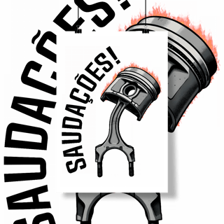 Nome do produto Poster Retrato - Saudações da Biela - STT002