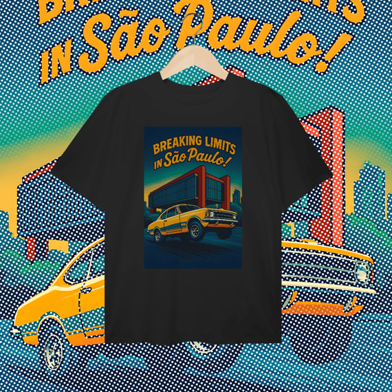 Camiseta Plus Size - Breaking Limits in São Paulo - STT006