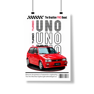 Nome do produto Poster Retrato - Uno de Revista - STT010