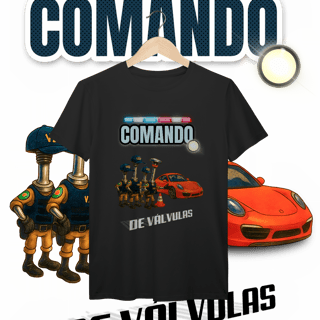 Camiseta Prime - Comando... de Válvulas - STT011