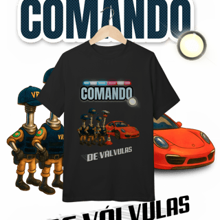 Camiseta Inf (10 a 14) - Comando... de Válvulas - STT011
