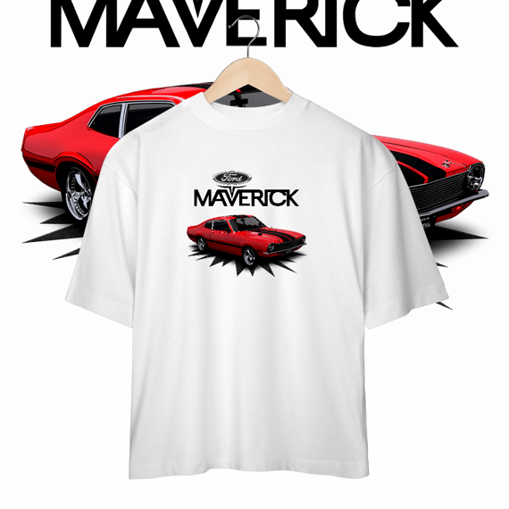 Camiseta Oversized - Maverick de Revista - STT016
