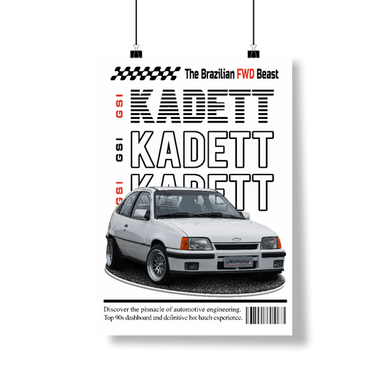 Poster Retrato - Kadett de Revista - STT018