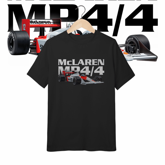 Camiseta Inf (10 a 14) - MP4/4 Ayrton Senna - STT012