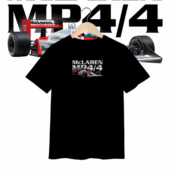 Camiseta Inf (2 a 8) - MP4/4 Ayrton Senna - STT012